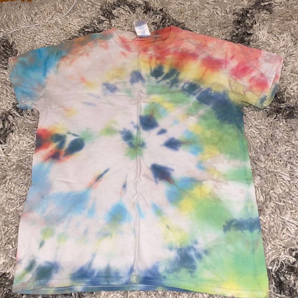 Rainbow tie dye tshirt